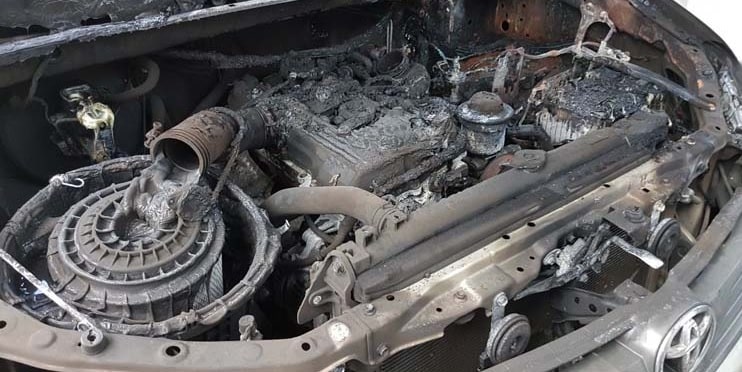 Penyebab Mobil Terbakar Saat Dikemudikan