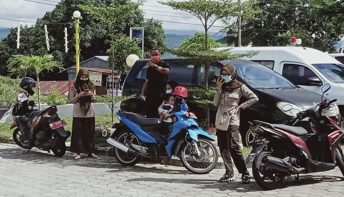 Gempa Saat Naik Motor (Sumber Gambar: Google)